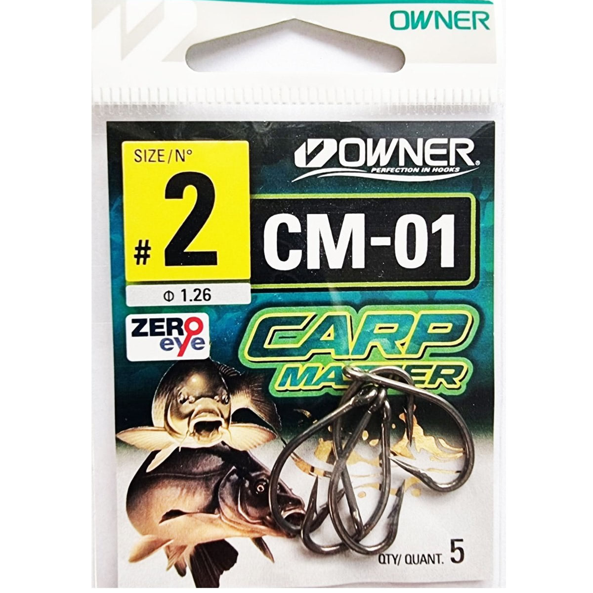 Carlige OWNER CM-01 Carp Master Flyliner Magic Fusso