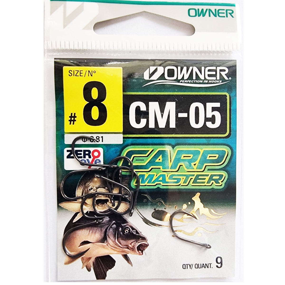 Carlige OWNER CM-05 Carp Master Iseama Magic Fusso