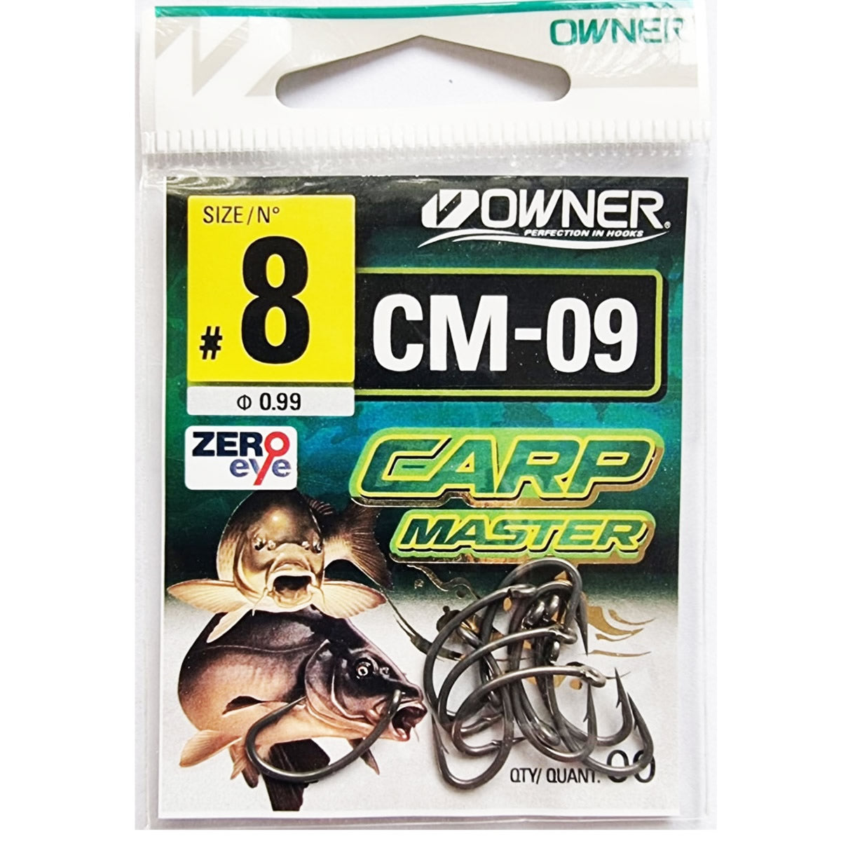 Carlige OWNER CM-09 Carp Master Curve Shank Magic Fusso