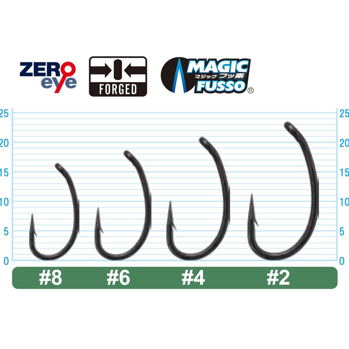 Carlige OWNER CM-09 Carp Master Curve Shank Magic Fusso