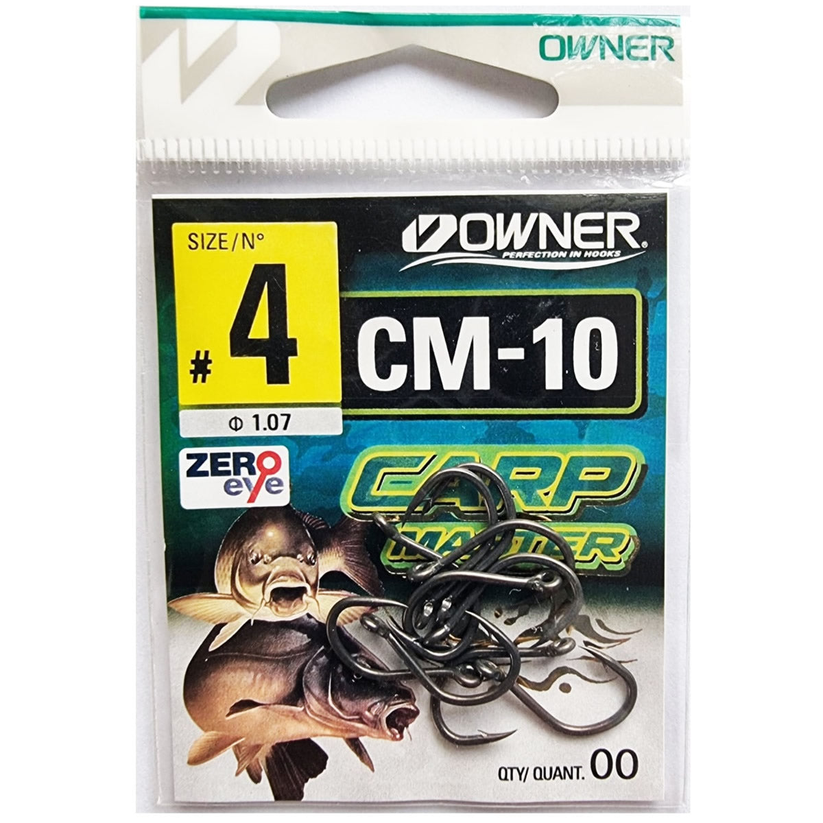 Carlige OWNER CM-10 Carp Master Zigrig Magic Fusso