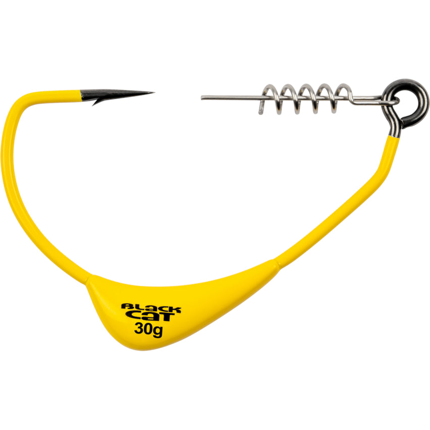 Carlige Offset BLACK CAT Mega Offset Hook, 12/0, 30g, 6buc/pac