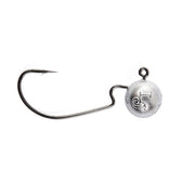 Carlige Offset Lestate Lucky John Worm Jig Head nr 2 3.5gr Black Nickel  4 buc/plic