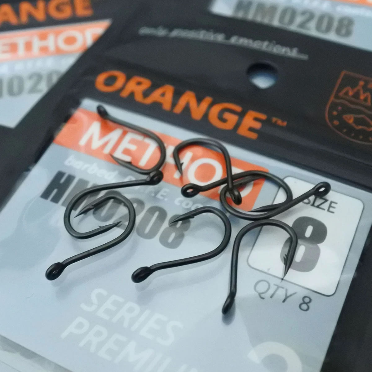 Carlige Orange Method PTFE Coated Premium Series 8buc/pac