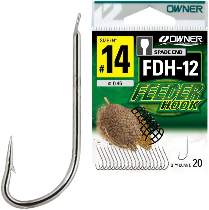 Carlige Owner FDH-12 Furansu Nickel 20buc/pac