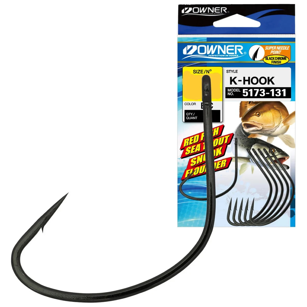 Carlige Owner K-Hook 55173 Nr.7/0, 4buc/plic