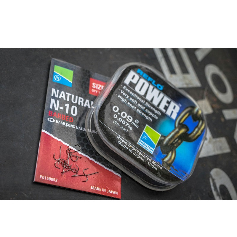Carlige Preston Natural N-10, Nr.14, 10buc/plic