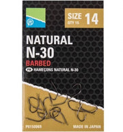 Carlige Preston Natural N-30, Nr.12, 10buc/plic