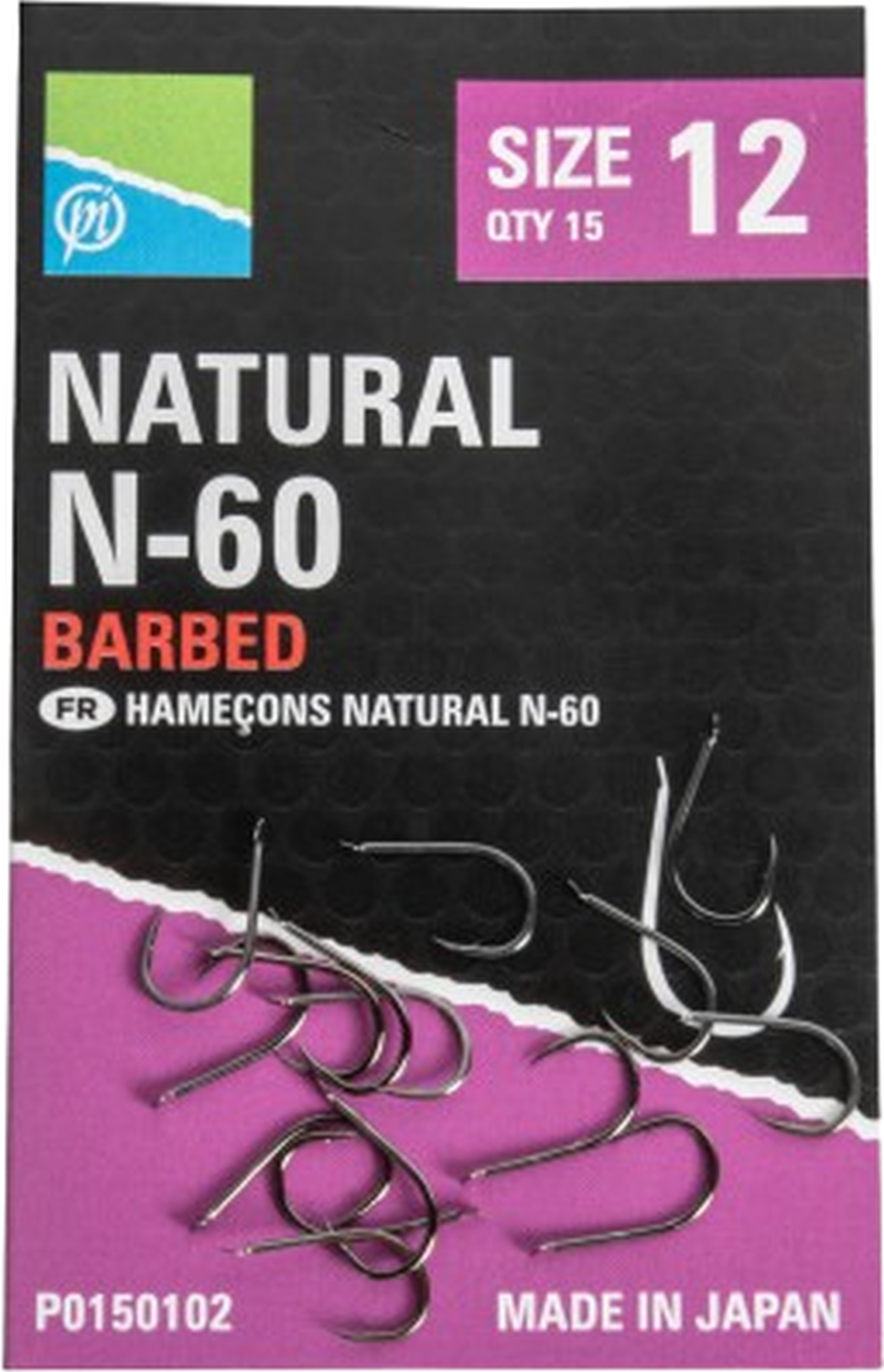 Carlige Preston Natural N-60, Nr.6, 10buc/pac