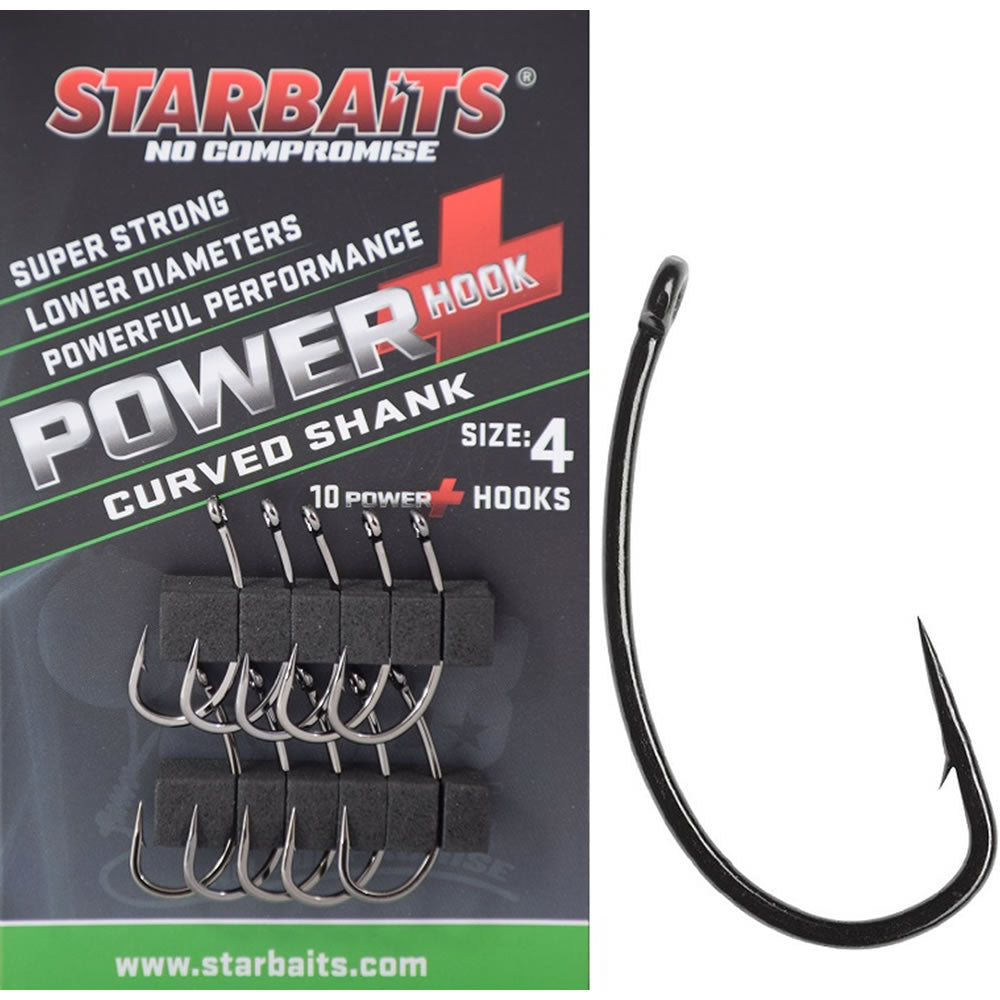 Carlige STARBAITS Power Curved Shank 10buc/pac
