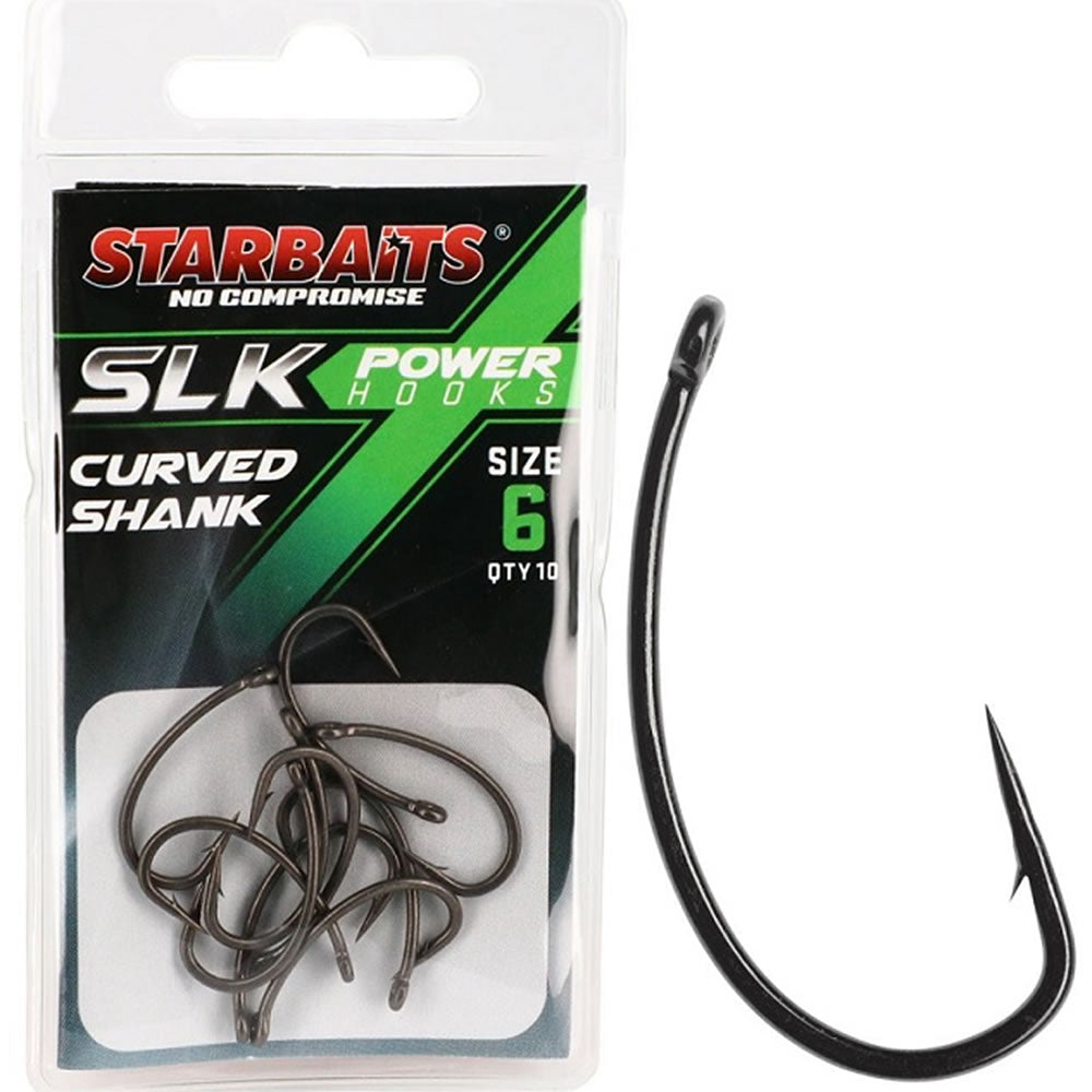 Carlige STARBAITS Power PTFE Teflon Curved Shank 10buc/pac