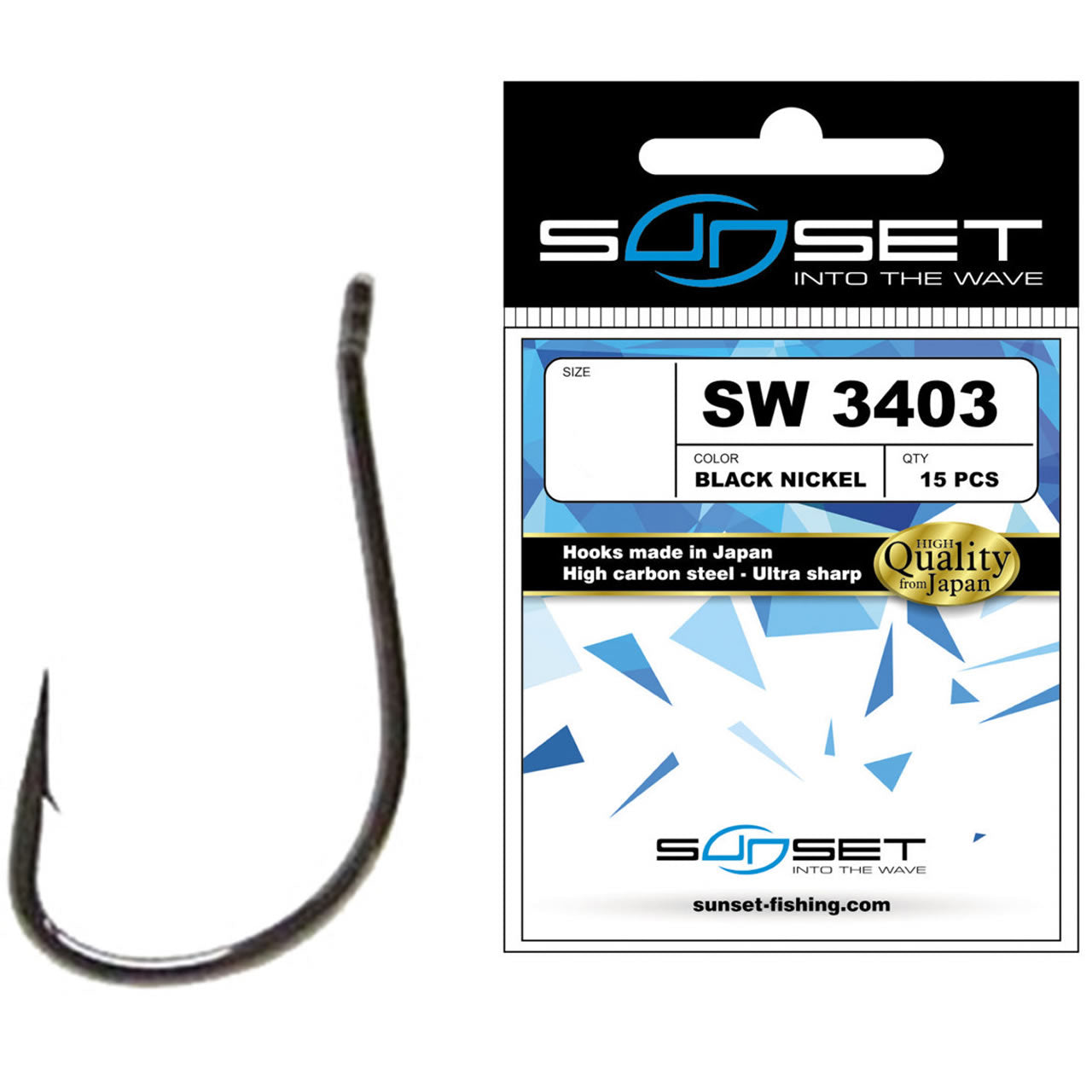 Carlige Sunset SW 3403BN Sunhooks 15buc/pac