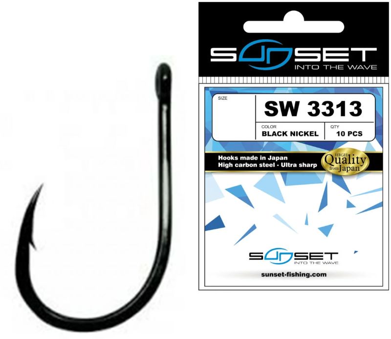 Carlige Sunset Sunhooks SW 3313BN, nr.6, 10buc/plic