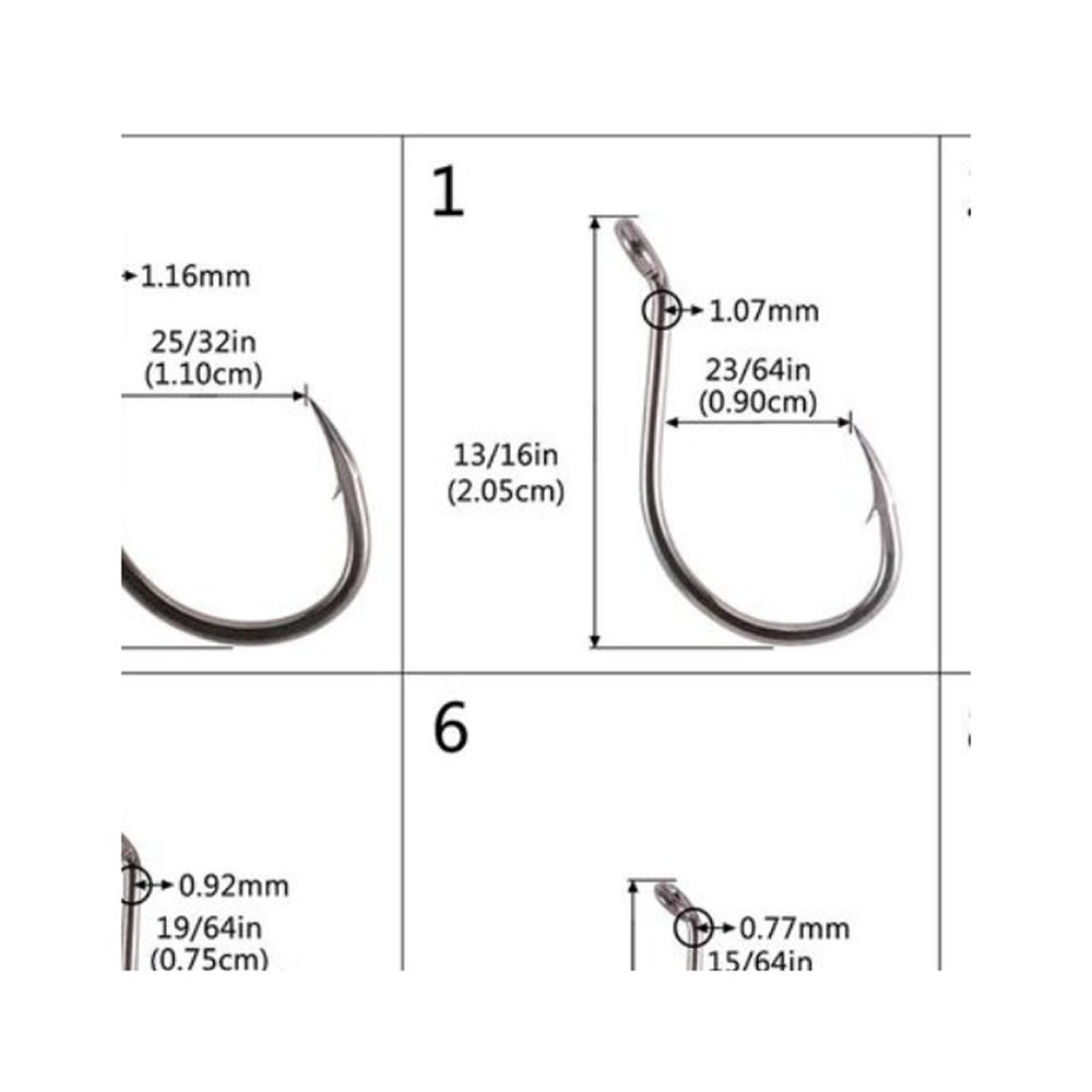 Carlige TRAKKO Supercarbon Tri Blade, Nr.1, 10buc/pac