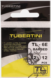 Carlige TUBERTINI Serie TL-6E Barbed 12buc/pac