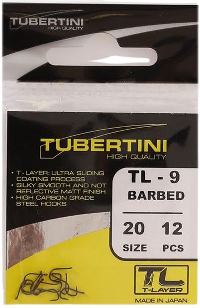 Carlige TUBERTINI Serie TL-9 Barbed AMO Serie 12buc/pac