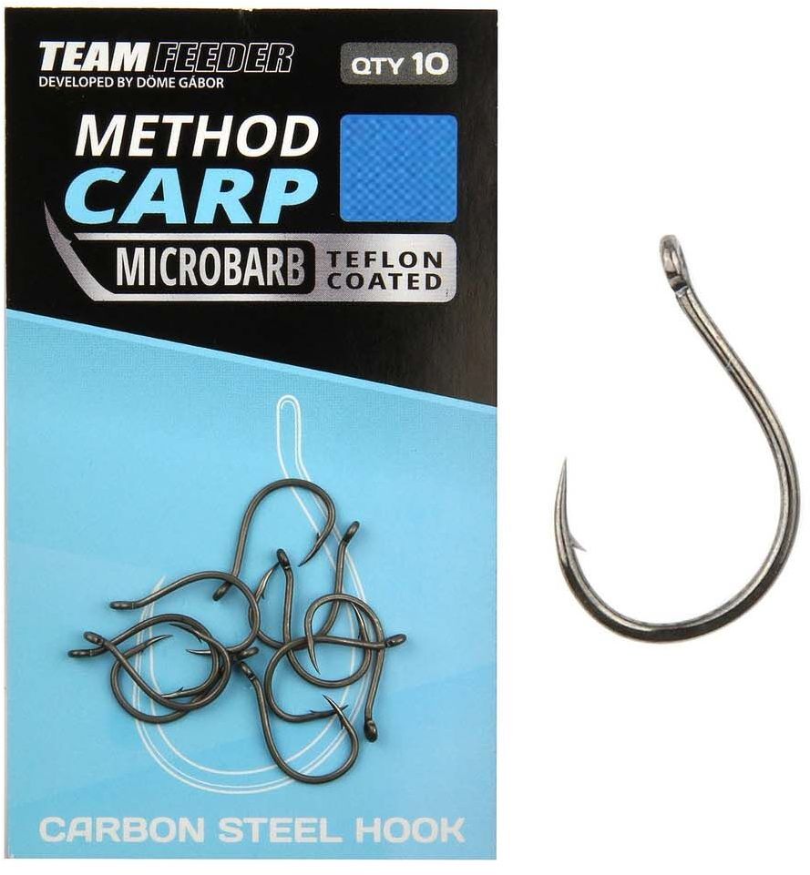 Carlige Team Feeder By Dome Method Carp Microbarb 10buc/pac