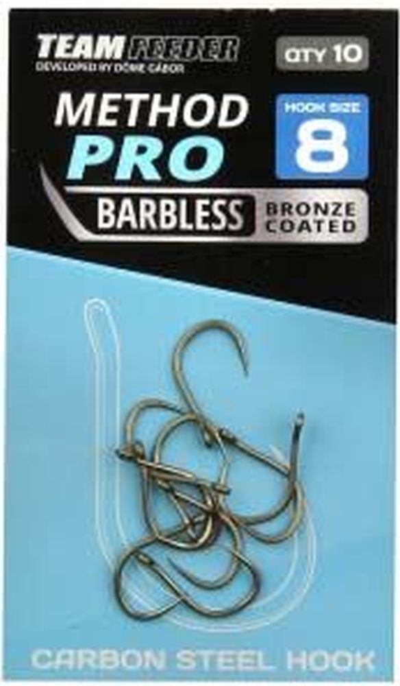 Carlige Team Feeder By Dome Method Pro Barbless 10buc/pac