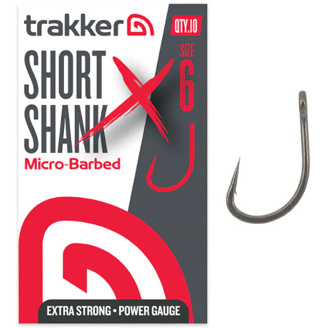 Carlige Trakker Short Shank XS Hooks Micro Barbed 10buc/pac
