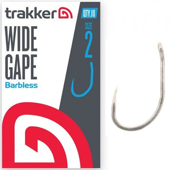 Carlige Trakker Wide Gape Hooks Barbless 10buc/pac