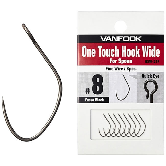 Carlige Vanfook OSW-21F One Touch Hook Wide 8buc/pac