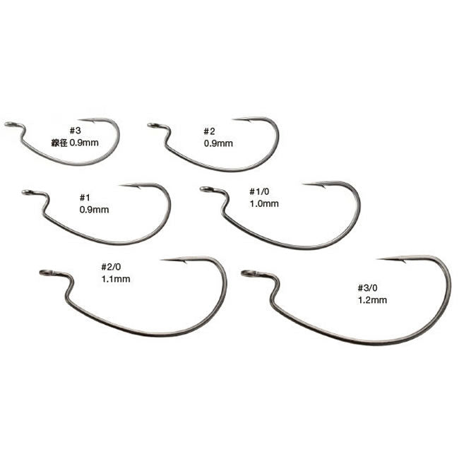 Carlige Varivas Offset Master Power Bait Finess