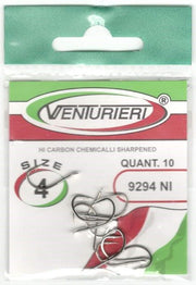 Carlige Venturieri Hooks 9294 NI, Nr.7, 10buc/pac