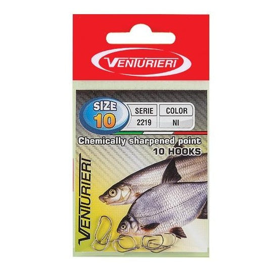 Carlige Venturieri cu paleta 2219 Nikel 10buc/Plic