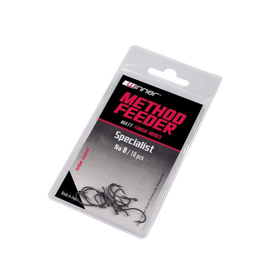 Carlige Winner Matt Finish Method Feeder Hook Specialist