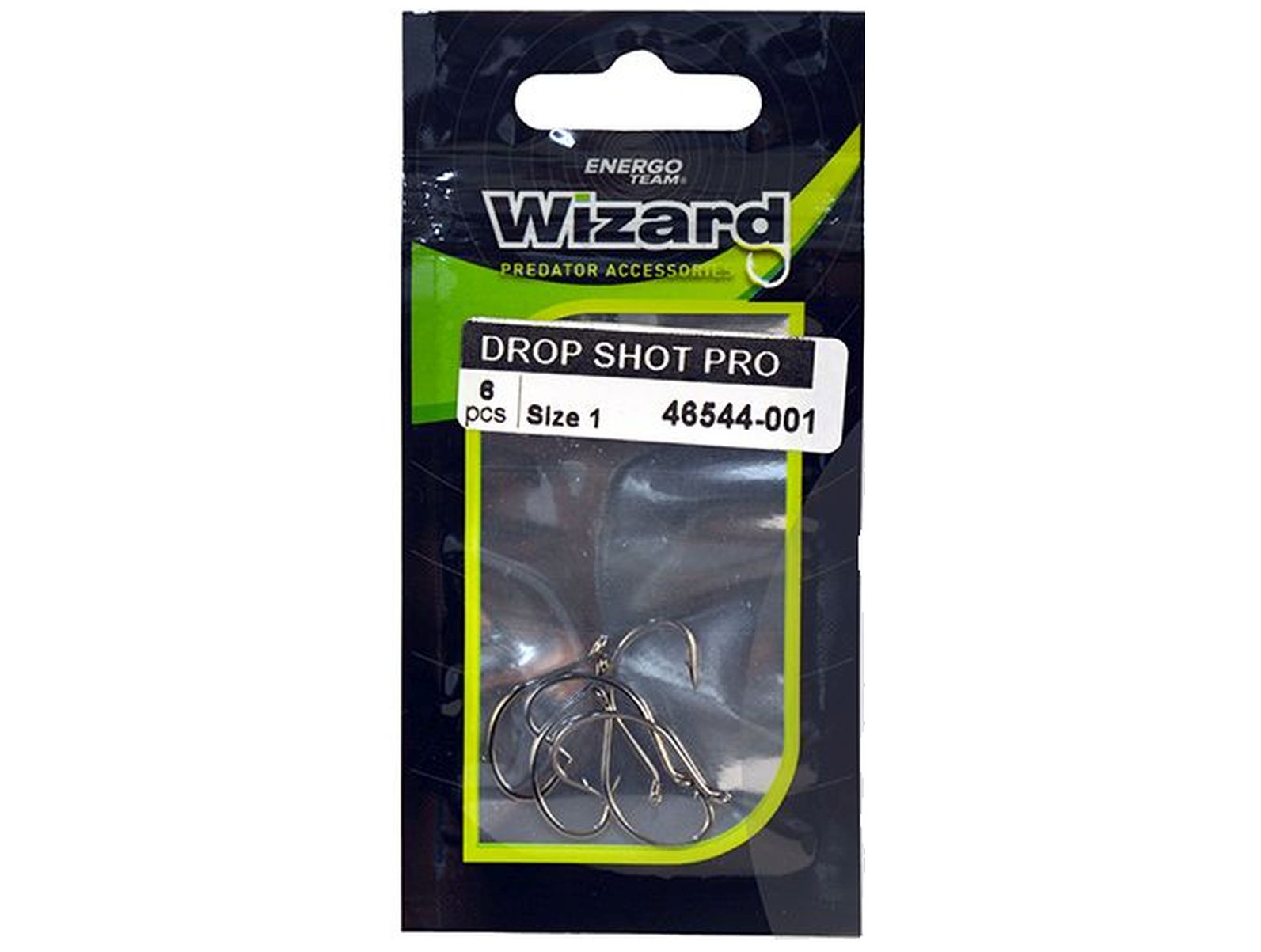 Carlige Wizard Drop Shot Cu Ochet, Nr. 2, 6 buc/plic