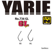 Carlige Yarie Jespa 736 GL Nanotef Barbless 16buc/plic