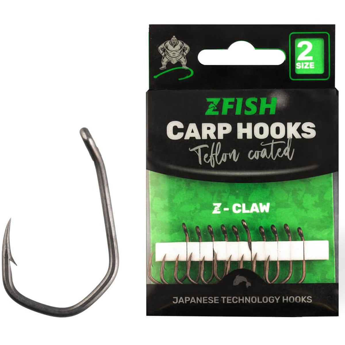 Carlige ZFISH Z-Claw Teflon 10buc/pac