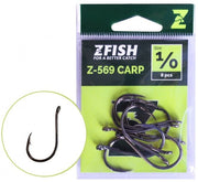 Carlige Zfish Carp Hooks Z-569, Nr.1/0, 10buc/pac