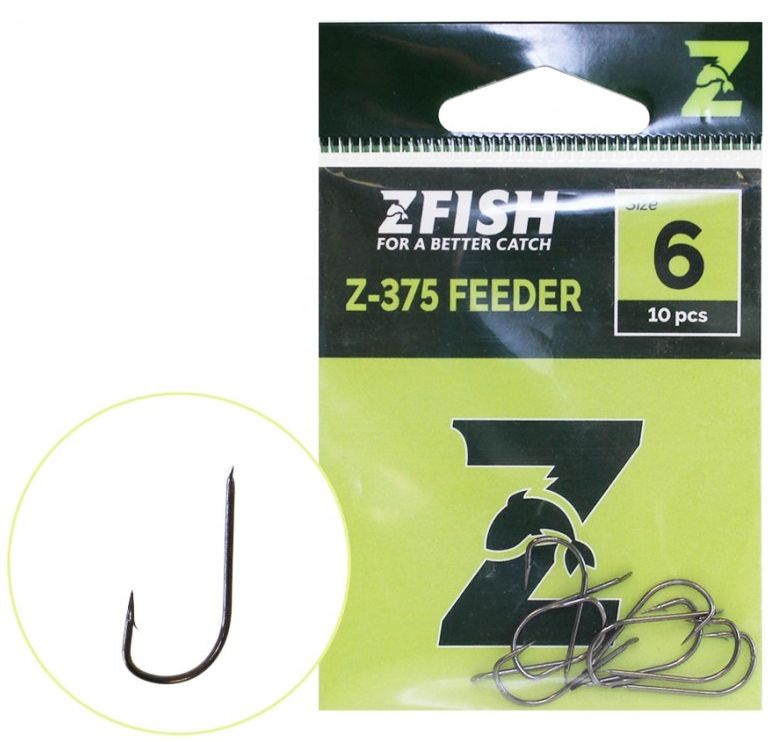 Carlige Zfish Feeder Hooks Z-375, Nr.6, 10buc/pac