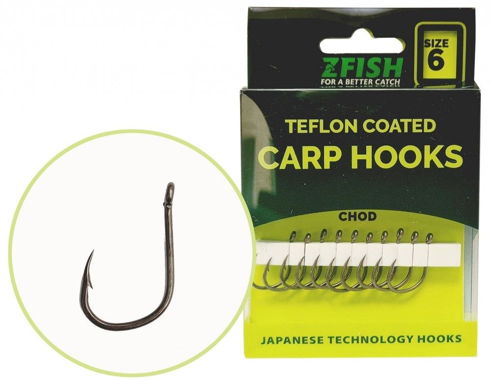 Carlige Zfish Teflon Chod Hooks 10buc/pac