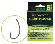 Carlige Zfish Teflon Curved Shank Barbless 10buc/pac