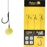 Carlige legate SELECT BAITS FH4 Method Feeder Bait Sting Rig 8mm, Nr.12, 7.5cm, 3buc/pac