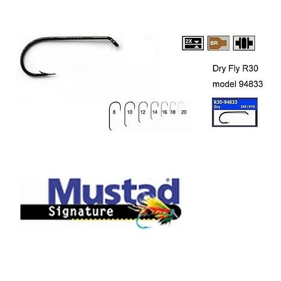 Carlige pentru Musca Mustad Bronz Forjat