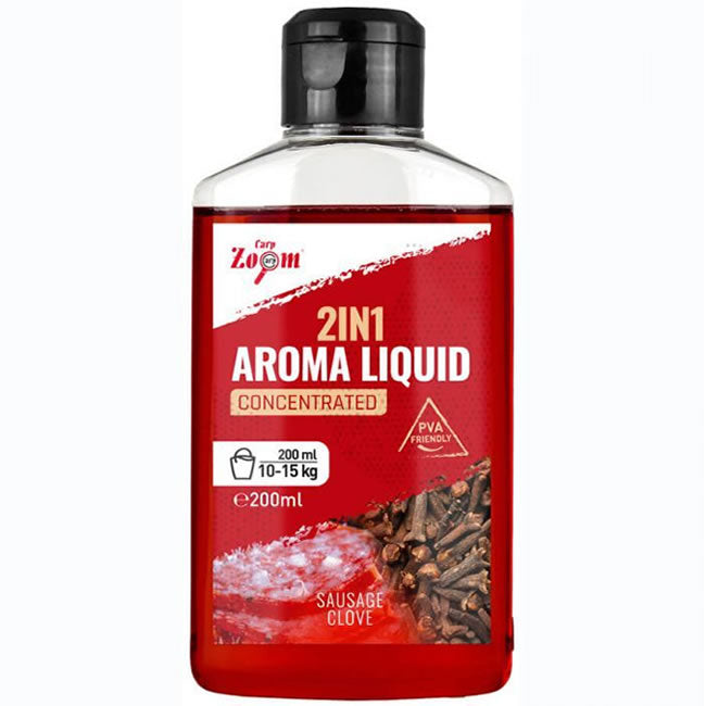 Carp Zoom AROMA LICHIDA 2in1 200ml Strawberry-Coriander
