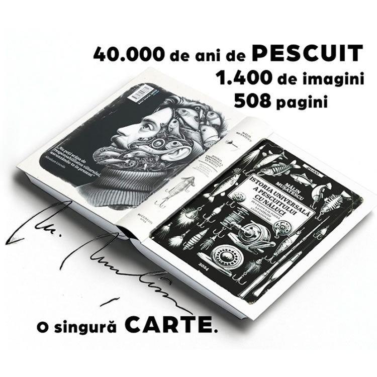 Carte Istoria Universala a Pescuitului cu Naluci - de Malin Musatescu