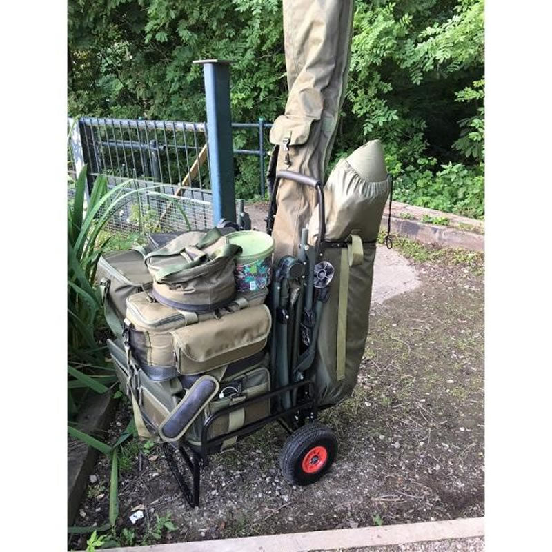 Carucior NGT Transport Bagajerie / Echipament Dynamic Carp Trolley, 125x60x70cm