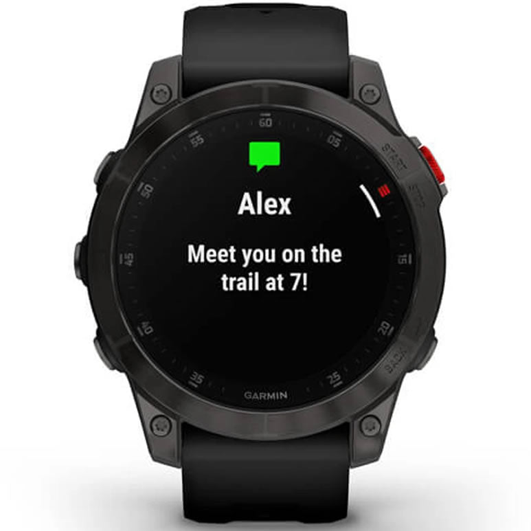 Ceas GARMIN Epix Pro Saphire Carbon Grey Ti / Black 47mm EMEA