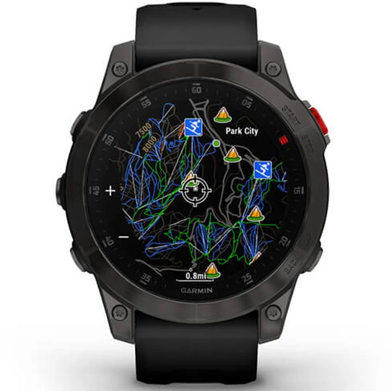Ceas GARMIN Epix Pro Saphire Carbon Grey Ti / Black 47mm EMEA