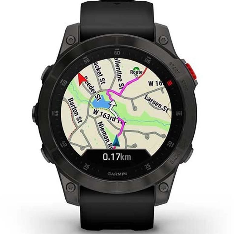 Ceas GARMIN Epix Pro Saphire Carbon Grey Ti / Black 47mm EMEA