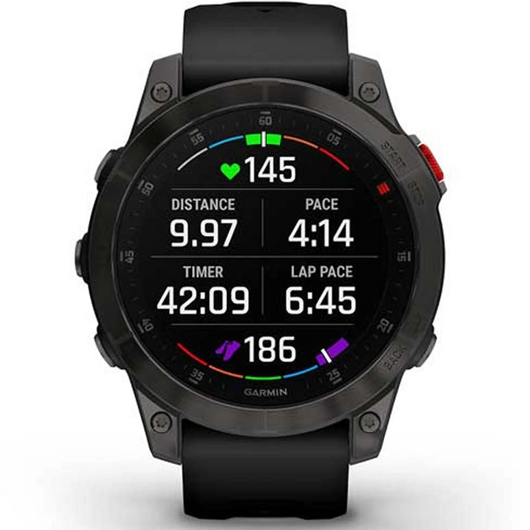 Ceas GARMIN Epix Pro Saphire Carbon Grey Ti / Black 47mm EMEA
