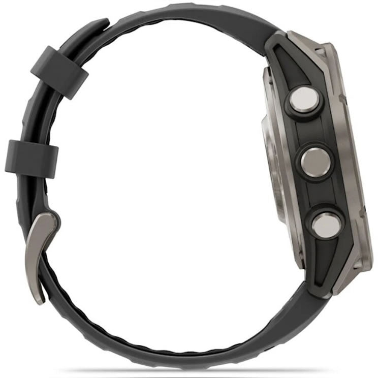 Ceas GARMIN Fenix 8 Pro Amoled Saphire Titan Curea Silicon Graphite / Black EMEA