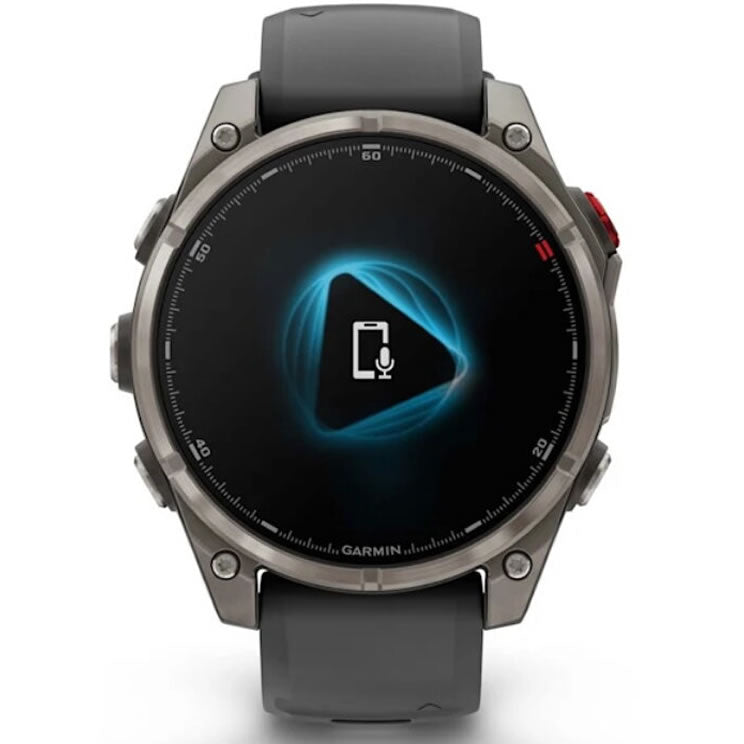 Ceas GARMIN Fenix 8 Pro Amoled Saphire Titan Curea Silicon Graphite / Black EMEA