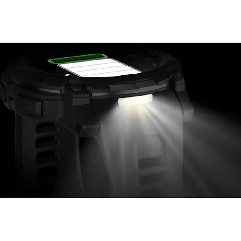 Ceas GARMIN Instinct 3 Amoled Black Tactical Edition, 50mm, Curea Neagra