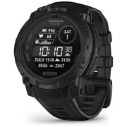 Ceas GARMIN Instinct 3 Solar Black Tactical Edition, 45mm, Curea Neagra