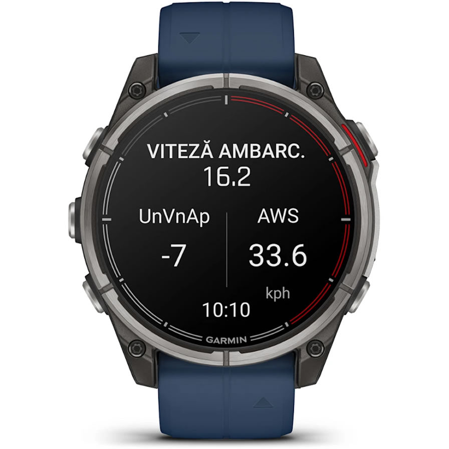 Ceas GARMIN Quatix 8 Amoled Sapphire TI/BARE EMEA